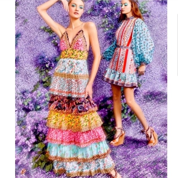 Alice + Olivia | Dresses | Alice Olivia Imogene Tiered Ruffle Dress | Poshmark